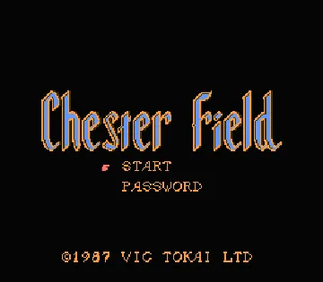 Chester Field - Ankoku Shin e no Chousen (Japan) (Beta) screen shot title